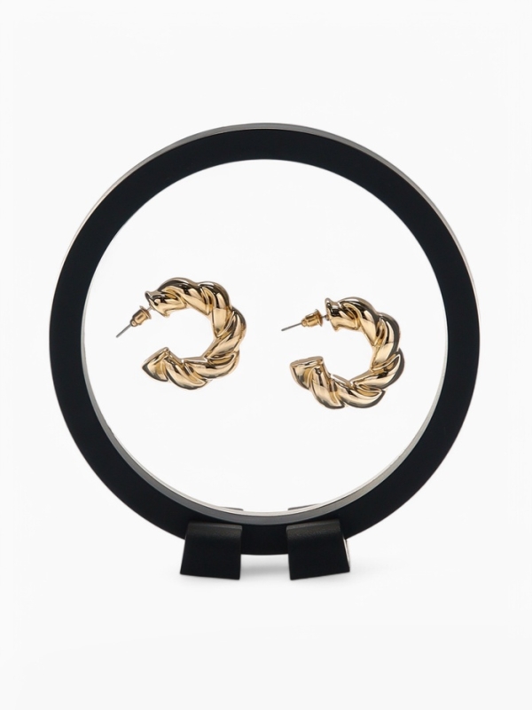 Подставка для украшений «Круг», 11*11*4,5 см, цвет черный Подставка для украшений «Круг», 11*11*4,5 см, цвет черный