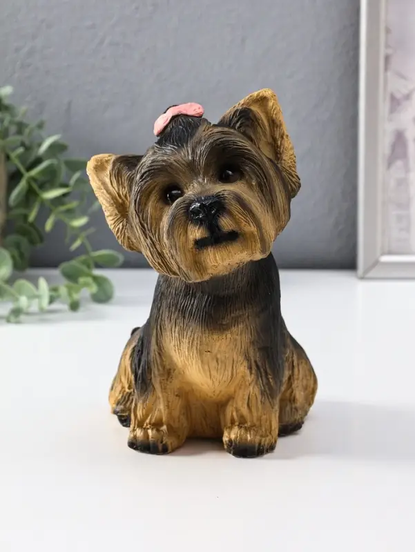 Копилка  Щенок Йорк, бежевый  21*13*20