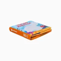 Новогодний набор книжек-игрушек для ванны Крошка Я &laquo;В мире животных&raquo;, водная раскраска, 3 шт., 12&times;12 см