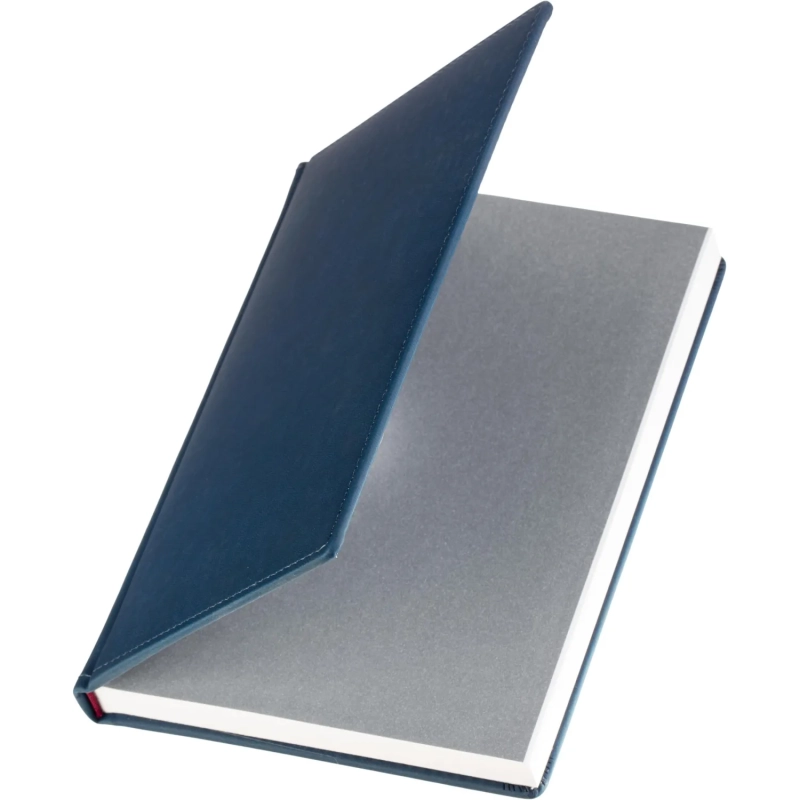 Ежедневник датированный 2026 А5+ VELVET темно-синий 3-123/18