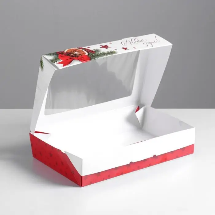 Коробка складная «С Новым годом!», 20 х 12 х 4 см Коробка складная «С Новым годом!», 20 х 12 х 4 см