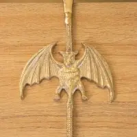 Крючок надверный «Летучая мышь», 33×13×6 см, алюминий