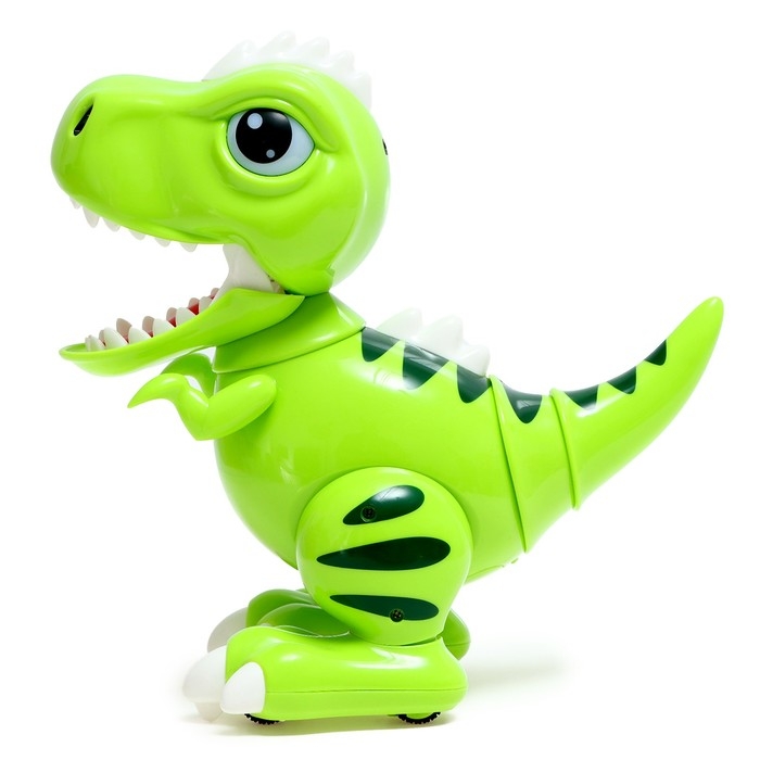 Робот динозавр «Питомец» IQ BOT, интерактивный: сенсорный, звук, свет, на батарейках Робот динозавр «Питомец» IQ BOT, интерактивный: сенсорный, звук, свет, на батарейках