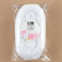 Кружево капроновое, 25 мм, 10&plusmn;1 м, белое