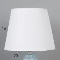 Лампа настольная E27 40Вт "Ракушка" оливковый перламутр 20х20х32 см