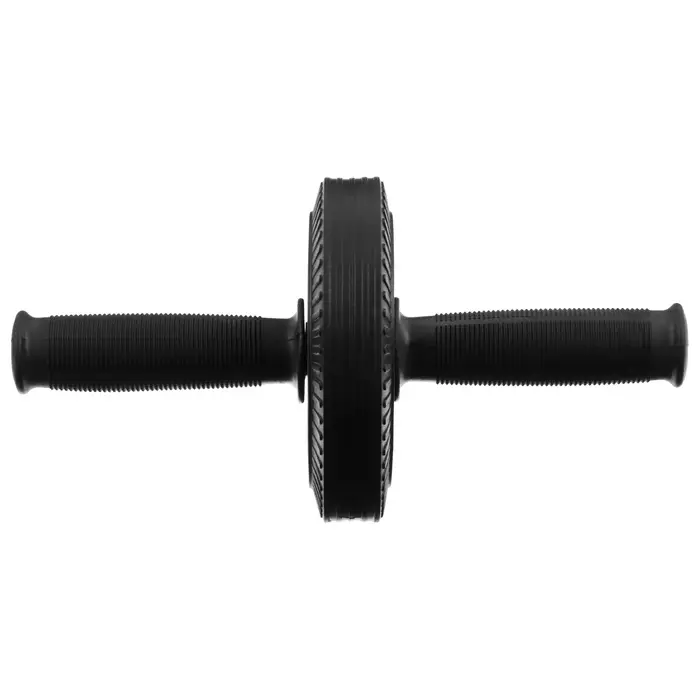 Ролик для пресса ONLYTOP, 27&times;14 см, с ковриком, цвет чёрный