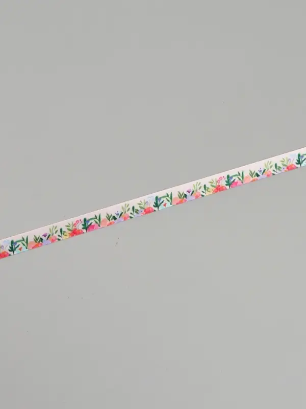 Лента атласная &laquo;Полевой букет&raquo;, 15 мм &times; 23 &plusmn; 1 м, разноцветная