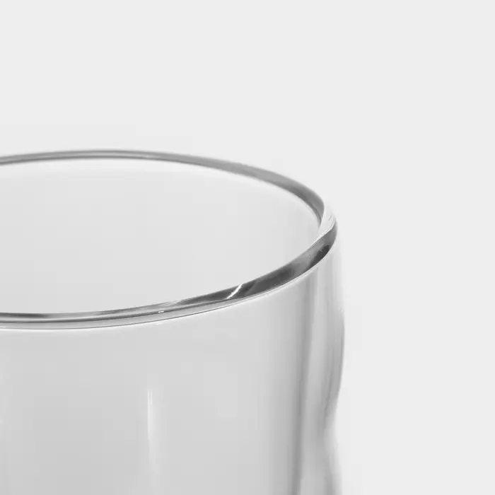 Стакан стеклянный с двойными стенками Magistro «Поль Волна», 250 мл Стакан стеклянный с двойными стенками Magistro «Поль Волна», 250 мл