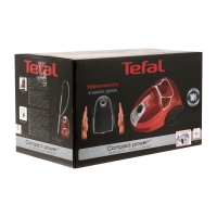 Пылесос Tefal TW3953EA, 750Вт, сухая уборка, 3 л, красный