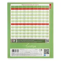 Предметная тетрадь по алгебре Hatber &laquo;Буквица&raquo;, 48 листов, в клетку, со справочным материалом, обложка из мелованного картона