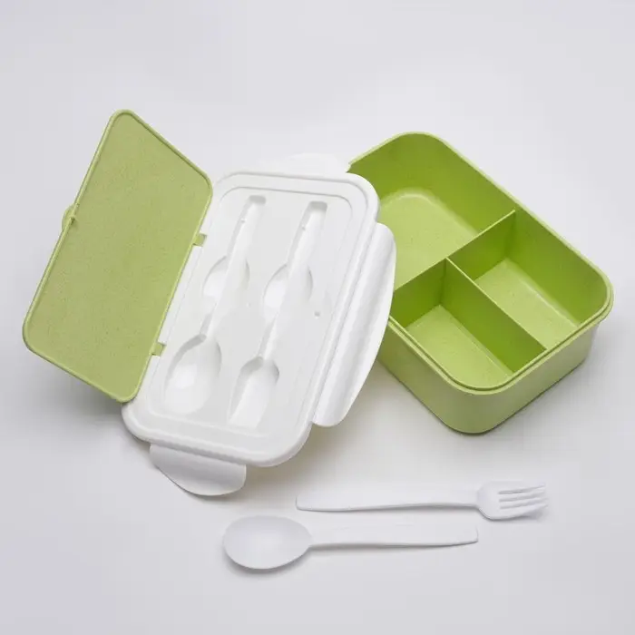 Ланч бокс с отделениями для еды, контейнер для еды, 1.4 л, 21.5 х 7.3 х 15 см, микс