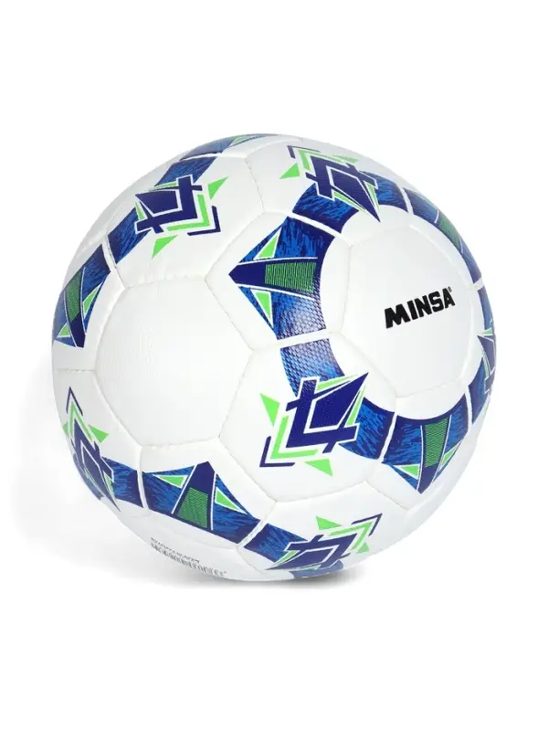 Футбольный мяч Minsa FB100 HS, ручная сшивка, 32 панели, размер 5 Футбольный мяч Minsa FB100 HS, ручная сшивка, 32 панели, размер 5