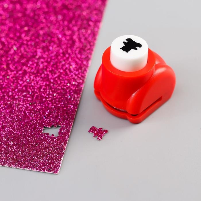 Дырокол фигурный Дырокол фигурный "Медвежонок" d=1 см 3х2,5х3 см МИКС