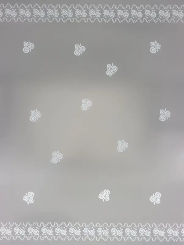 Пленка прозрачная с рисунком «Кружево» Белое 0.7×8.2±5%м