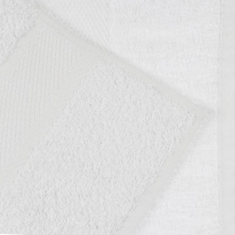 Набор полотенец махровых бордюр 440 г/м2, 50х90 белый, 10шт