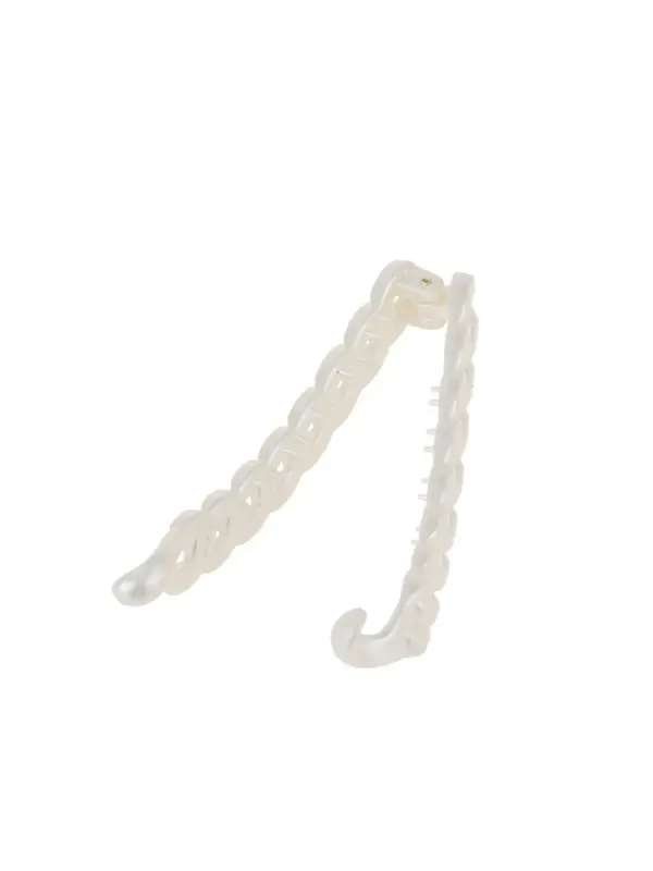 Банан для волос &laquo;Звенья&raquo;, 10 см, белый
