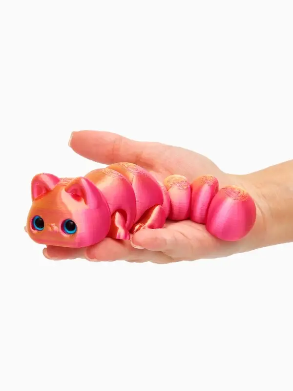 3Д - печатная игрушка &laquo;Кошка&raquo;, подвижная, цвет МИКС