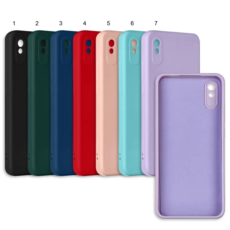 Чехол Xiaomi Redmi 9A цветной силикон Чехол Xiaomi Redmi 9A цветной силикон