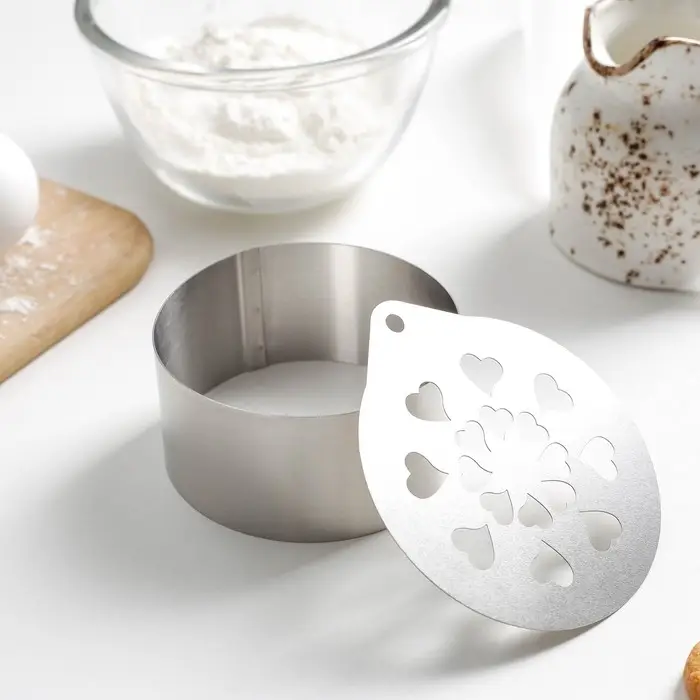 Форма для выкладки с трафаретом «Влюблённость», 8×8×4 см Форма для выкладки с трафаретом «Влюблённость», 8×8×4 см