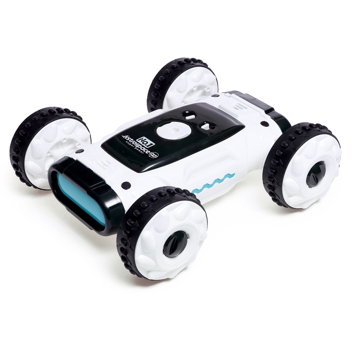 Машинка перевертыш «Техно», радиоуправляемая, дрифт, аккумулятор, на пульте управления, цвет белый Машинка перевертыш «Техно», радиоуправляемая, дрифт, аккумулятор, на пульте управления, цвет белый