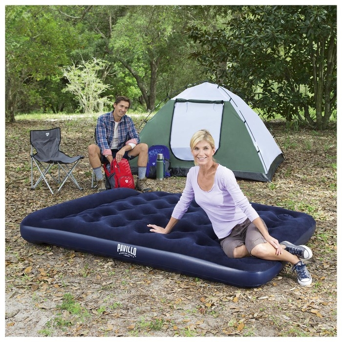 Матрас надувной Pavillo, 203 x 152 x 28 см, с встроенным ножным насосом, 67226 Bestway Матрас надувной Pavillo, 203 x 152 x 28 см, с встроенным ножным насосом, 67226 Bestway