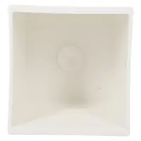 Кашпо для цветов со вставкой, &laquo;Ротанг&raquo;, 22&times;22&times;41 см, 15 л (вставка 8 л) белое
