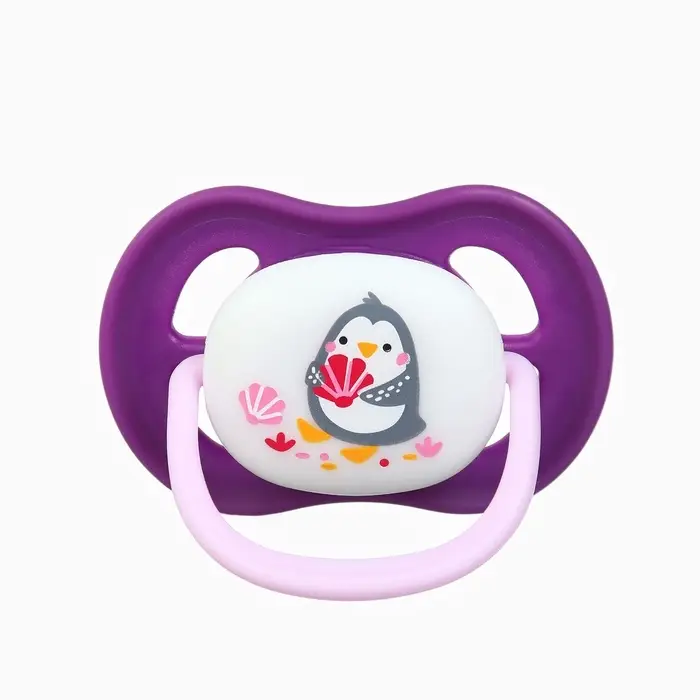 Соска - пустышка анатомическая Крошка Я &laquo;Для девочки&raquo; от 6 мес., 2 шт. + контейнер