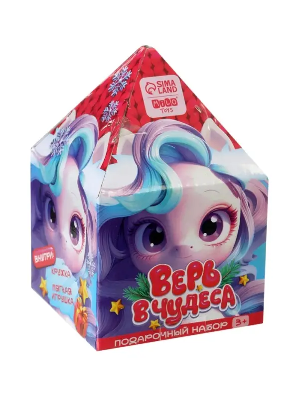 Milo toys Набор "Снежный сюрприз" мягкая игрушка в кружке