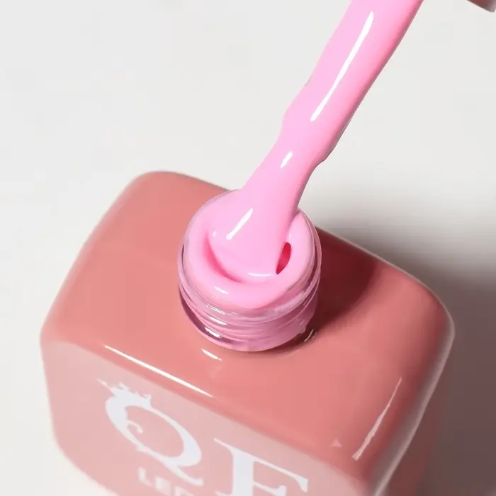Гель лак для ногтей, однотонный, трехфазный, 10 мл, LED/UV, розовый (184)