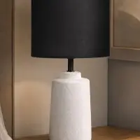 Лампа настольная RISALUX &laquo;Мирана&raquo;, Е14, 40 Вт, белая, 18&times;18&times;34 см