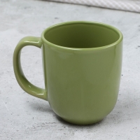 Кружка керамическая Dolce Ceramo «Олива», 450 мл, зелёная