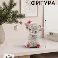Фигурка декоративная &laquo;Овечка Мая&raquo;, 7&times;4&times;5 см, серая