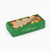 Коробка складная &laquo;С Новым годом&raquo;, 17&times;7&times;4 см
