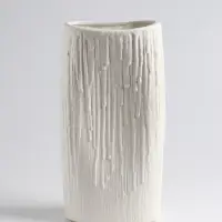 Ваза &laquo;Кристилис&raquo;, 24.5&times;12 см, керамика, белая