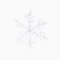 Ёлочные игрушки набор 3 шт. &laquo;Зимнее волшебство. Снежинка - пушинка&raquo;, d=14 см, белый