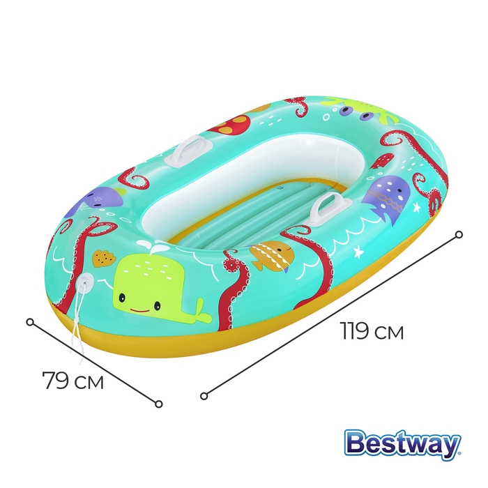 Плот надувной «Крабики», 119 х 79 см, детский, 34009 Плот надувной «Крабики», 119 х 79 см, детский, 34009