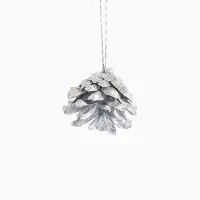 Ёлочные игрушки &laquo;Сюрприз&raquo;, набор 16 шт. (4 шара, 4 банта, 4 подарка, 4 шишки), серебристый/голубой