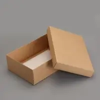 Коробка подарочная складная крафтовая, упаковка, 30&times;20&times;9 см