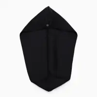 Чалма-тюрбан для волос MINAKU 25х68см, цв.черный, тенсель, 100%эвкалиптовой волокно