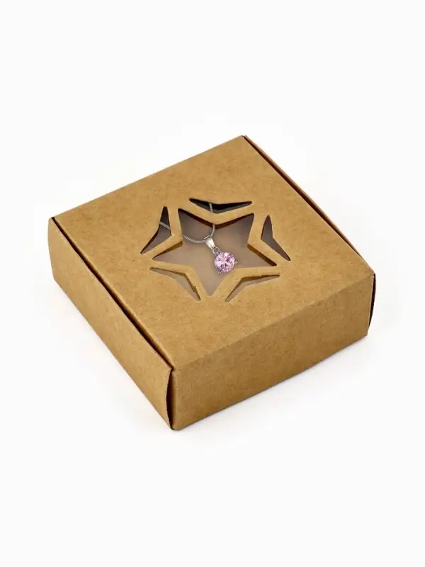 Коробка под бижутерию с окном «Звезда», 7.5 х 7.5 х 3 см Коробка под бижутерию с окном «Звезда», 7.5 х 7.5 х 3 см