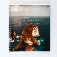 Тетрадь в клетку, 96 л., А5, на спирали, блок №2, Time to trevel