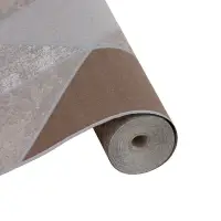Обои бумажные &laquo;Стиль1131 - 02&raquo;, 0.53&times;10.05 м, серые/коричневые