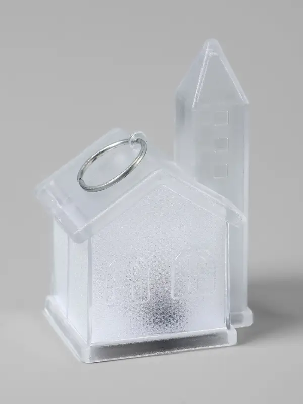 Световая фигура  Световая фигура "Домик", 8x5 см, 1 LED, LR1130x3, Т/БЕЛЫЙ