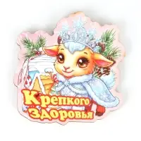 Магнит новогодний 2027 &laquo;Крепкого здоровья&raquo;, 7&times;8 см