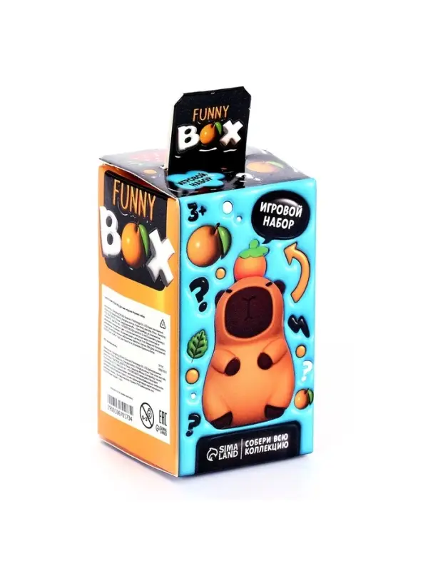 Игрушка - сюрприз Funny box WOOW TOYS &laquo;Капибарочки&raquo;: детский брелок, наклейки