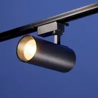 Трековый светильник Luazon lighting, TSL-013, 30 Вт, 2100 Лм, 2800K, чёрный, свечение тёплое белое