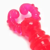 Жевательная игрушка для собак&laquo;Краб&raquo;, прозрачная, 12 см, TPR, розовая