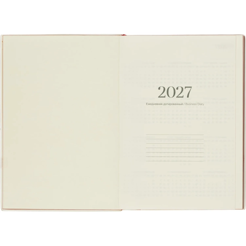 Ежедневник датированный 2027 IF 140x200мм 176л мягк Дереза I1938/white