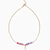 Бусы детские "Выбражулька" бисер, альпака, 41 см, белые в золоте