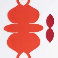 Кожанная подарочная сумочка 10,5 х 5 х 6 см оранжевая